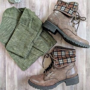 b.ø.c Saturn Combat Boots