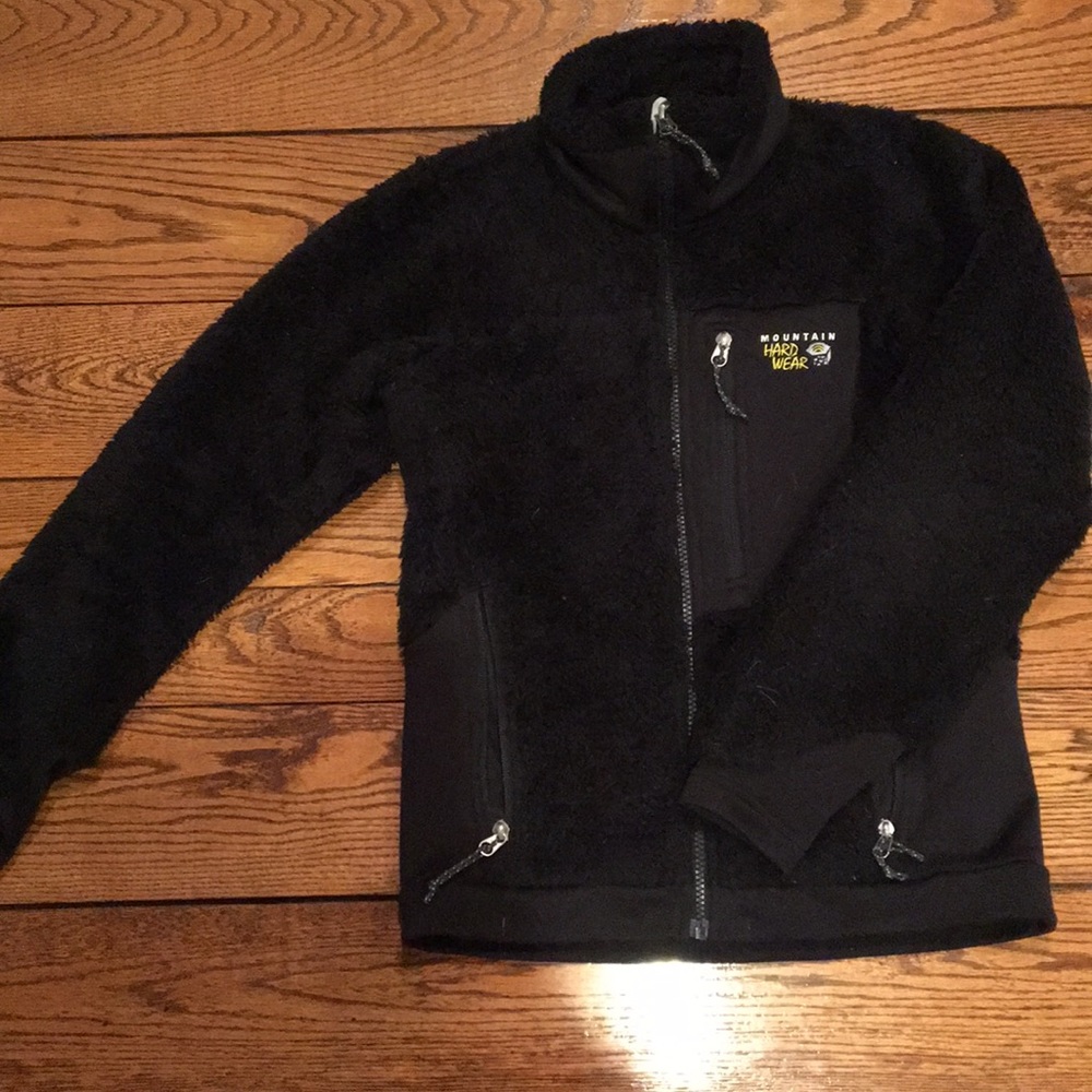 Mountain Hard Wear furry black coat