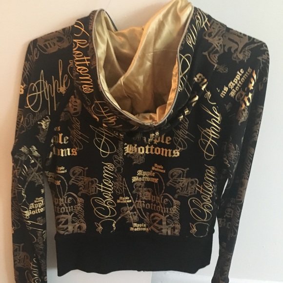 Apple Botton Jeans Hoodie - Picture 2 of 3