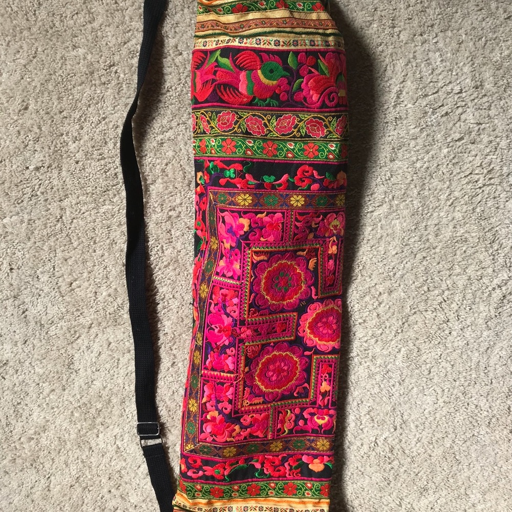 Embroider Yoga Mat Bag
