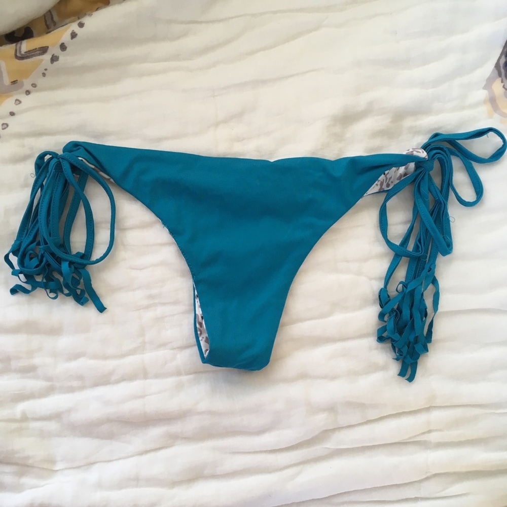 No brand bikini blue bottom.