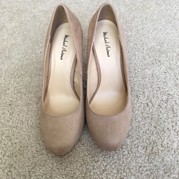 Michael Antonio Shoes - Brand New Nude Michael Antonio Lydia Sue Heels
