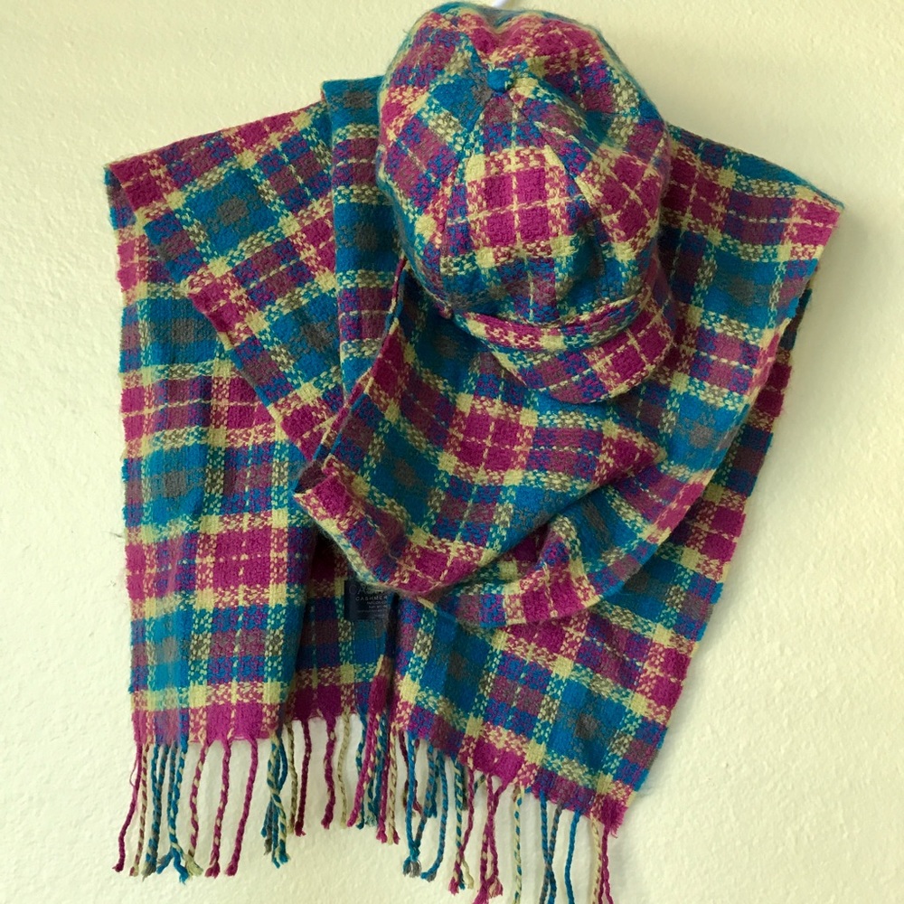 Matching scarf and hat