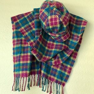 Matching scarf and hat