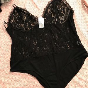 Sexy Forever 21 Plus Size Lace Bodysuit