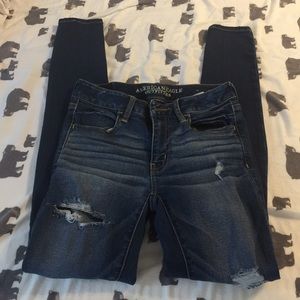 AE super stretch skinny jeans