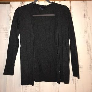 Dark gray cardigan
