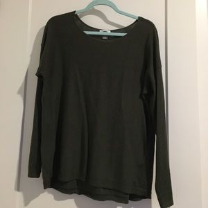 Army green lightweight sweater