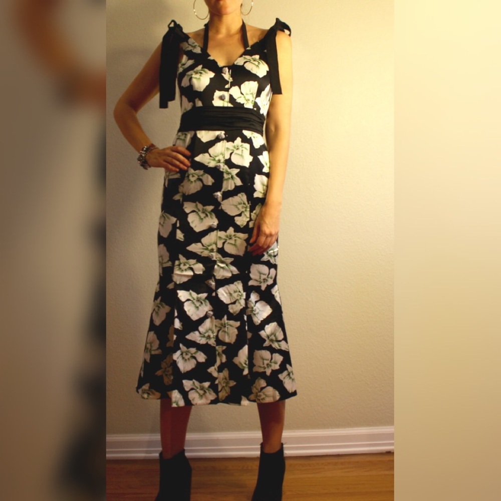 Cinq a Sept Dress Flower Dress