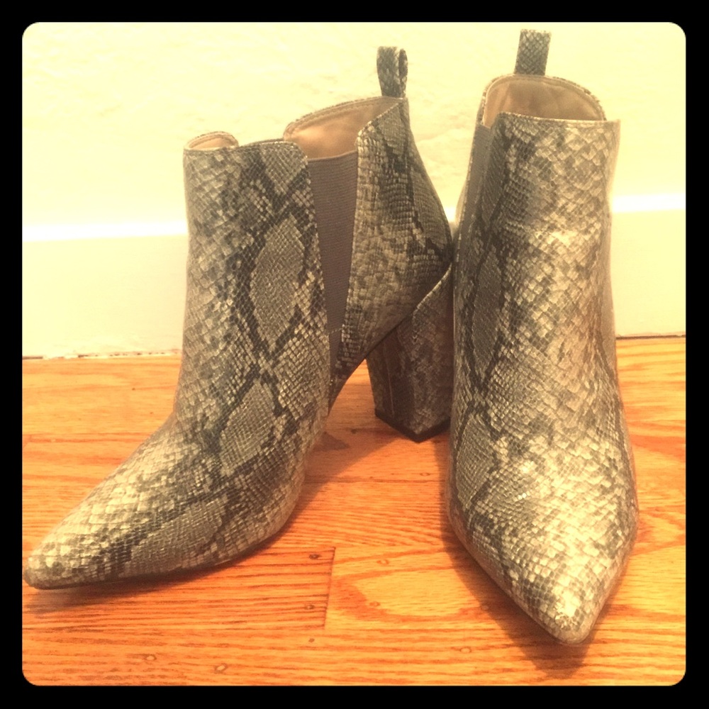 Snakeskin boots