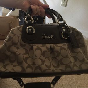 Coach Ashely signature handbag