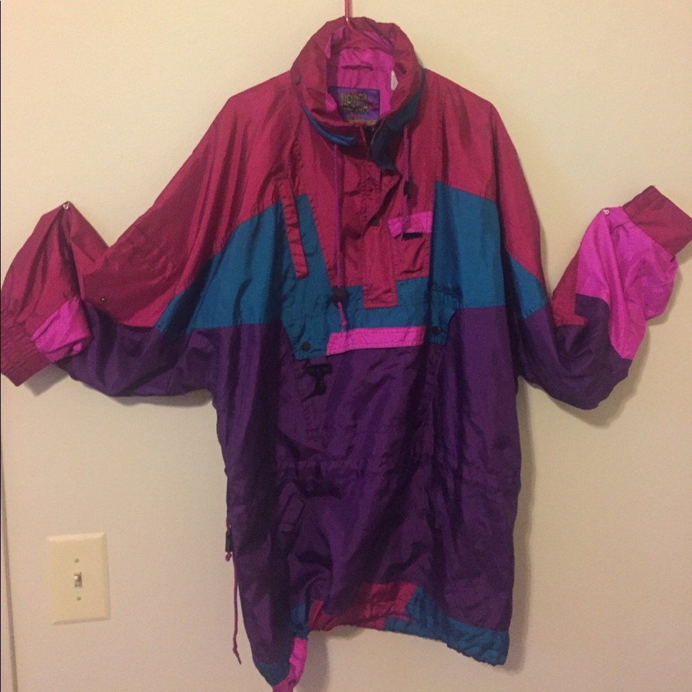 🌬💜💚💗Nevica Classic Block Style Windbreaker 🎨