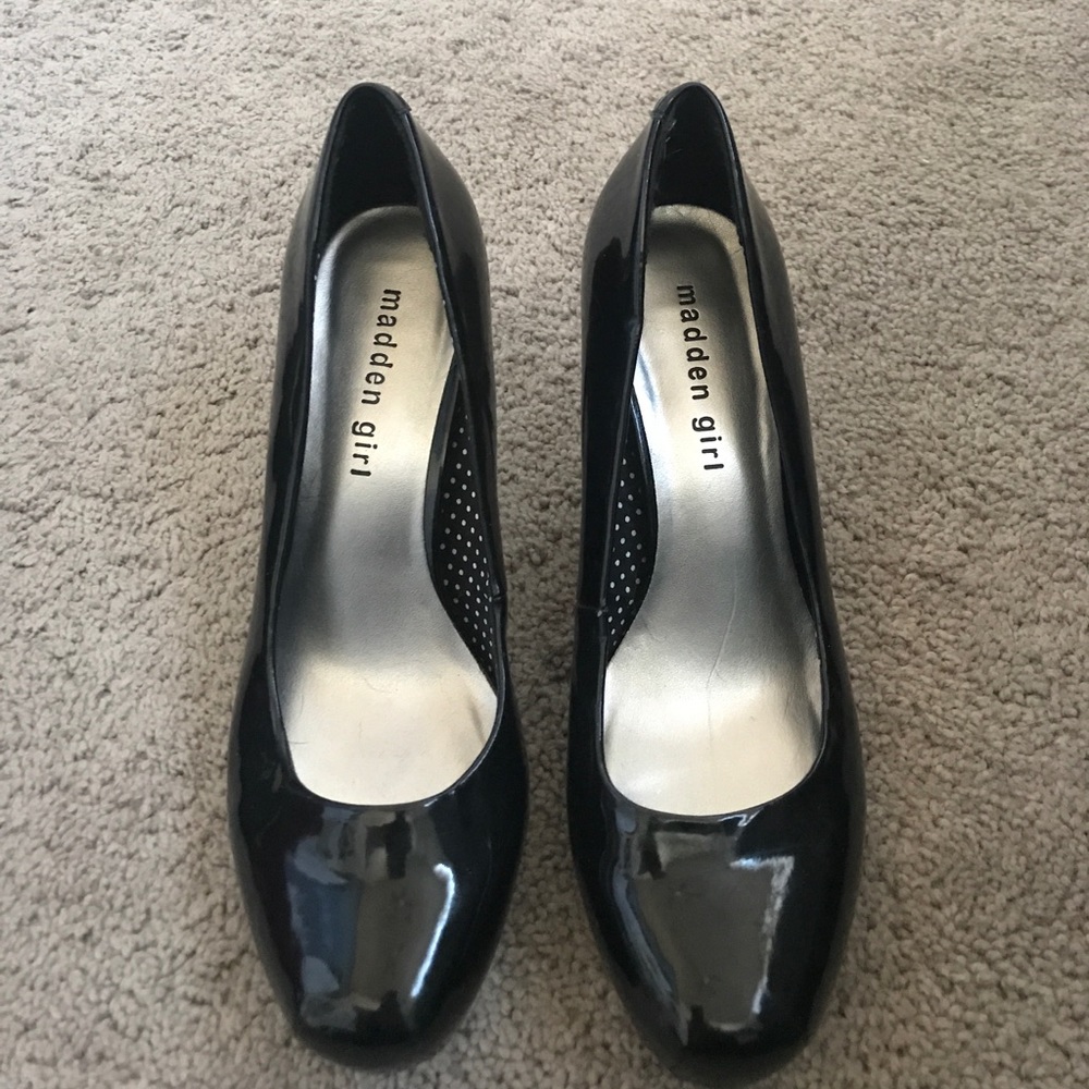 Black Madden Girl heels