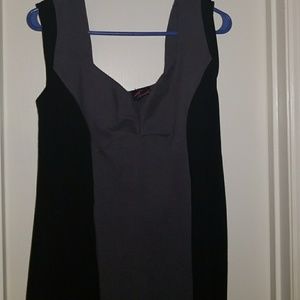 Torrid Black and Grey Bodycon Dress