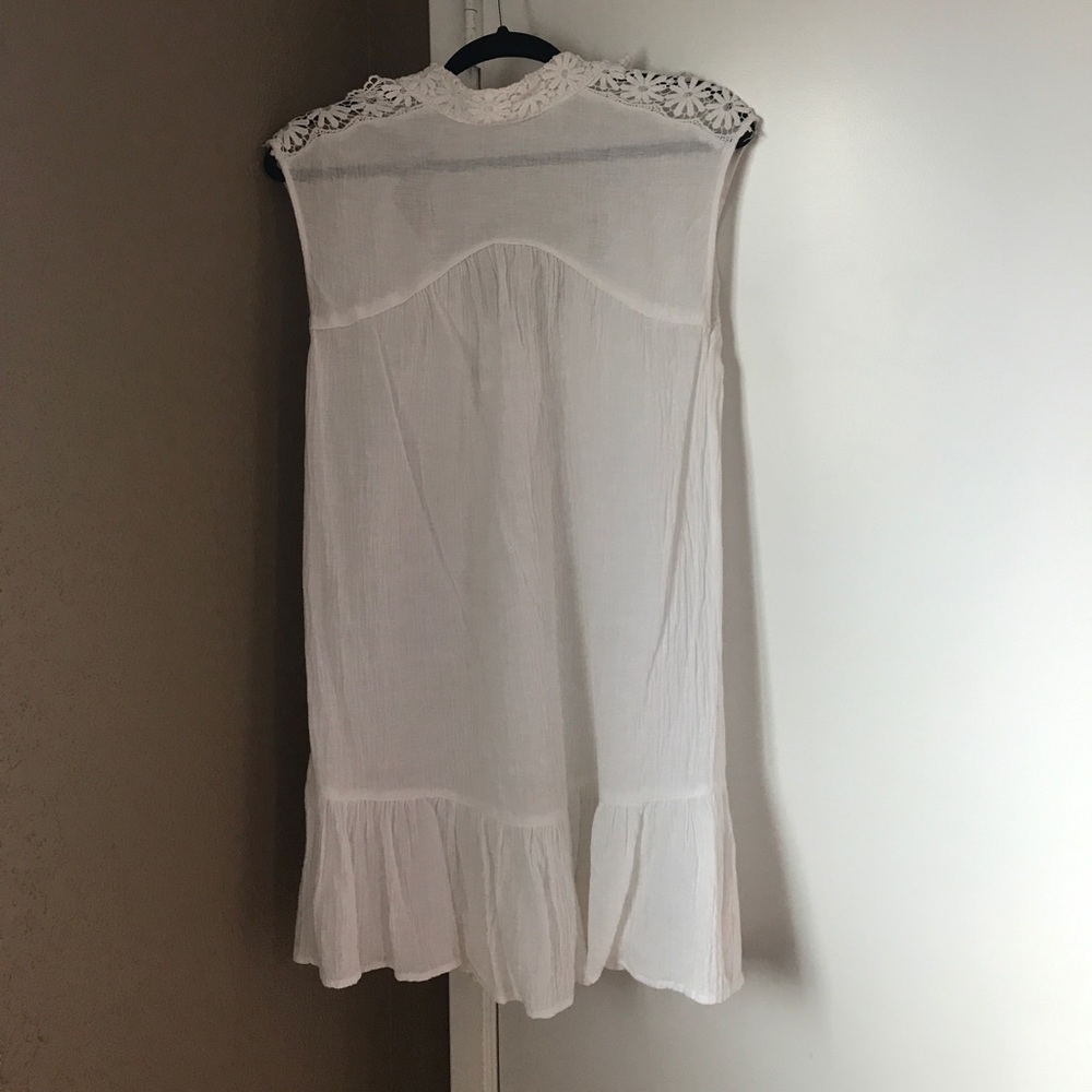 White lacy dress