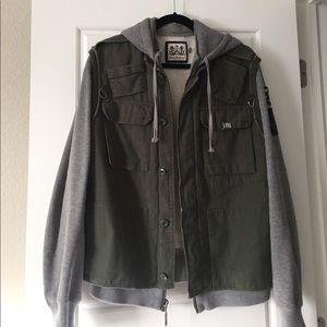 Men’s Juicy Couture Military Sweat Jacket
