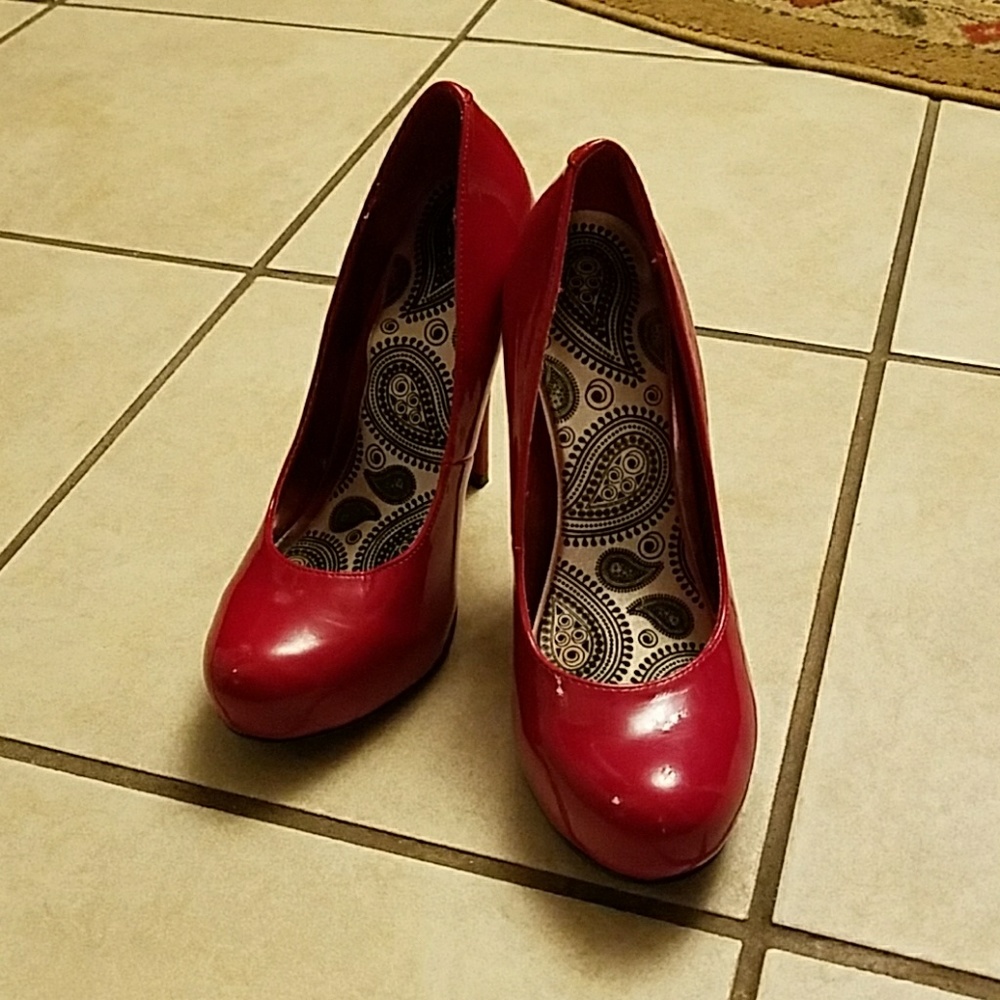 Red high heels