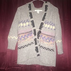 American Rag Med sweater with hood