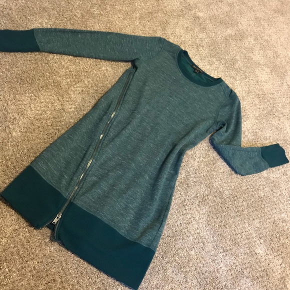 Banana Republic Dresses & Skirts - Hunter green heather sweatshirt dress