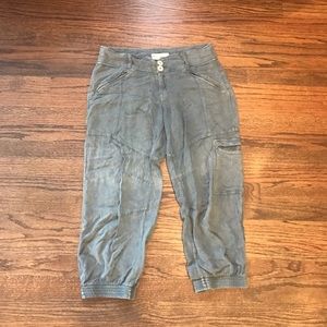 Free People army pants.