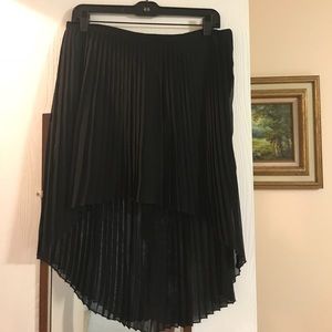 Zara Black  Plaid  Skirt size M