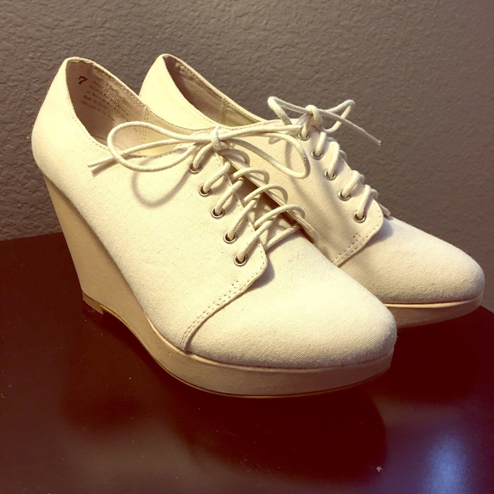 Tan Ankle Wedges