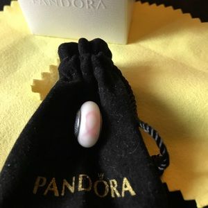 Pandora Murano Breast Cancer Charm
