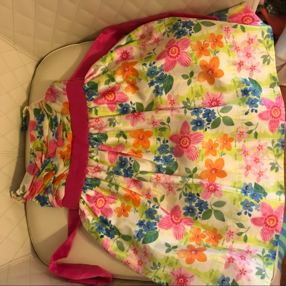 Gorgeous multi colored flower dress