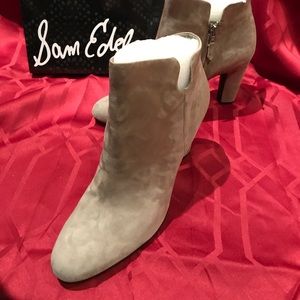 Sam Edelman new Shelby boots, sz 11 putty suede