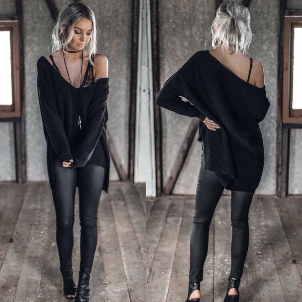 'Adrienne' High Low Sweater - Picture 2 of 4