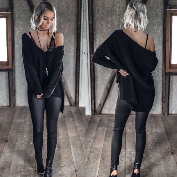 'Adrienne' High Low Sweater - Picture 2 of 4