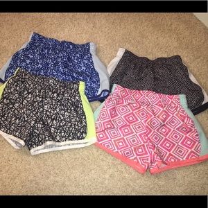 4 Pairs of athletic shorts