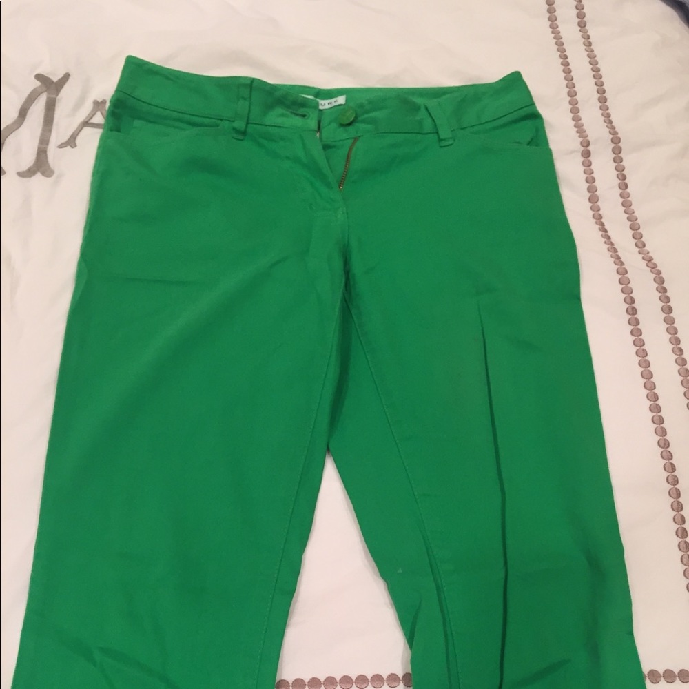 Trina Turk Green Skinny Jeans