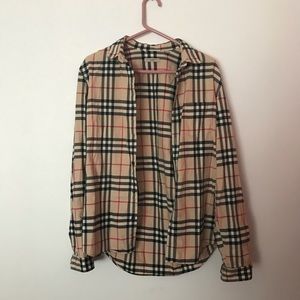 burberry button down