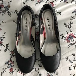 Madden Girl Black Heels US 7.5