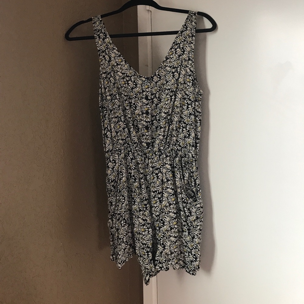 Flowered romper