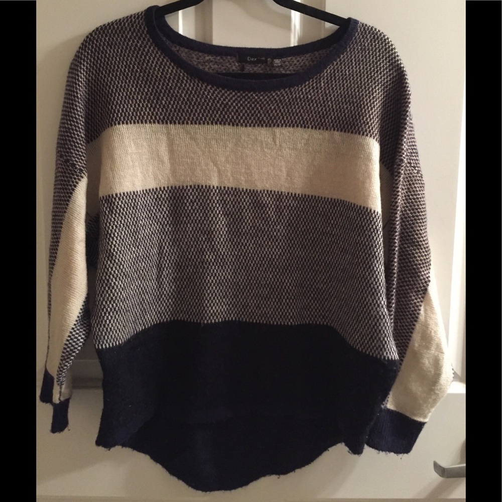 Oversized stripped sweater