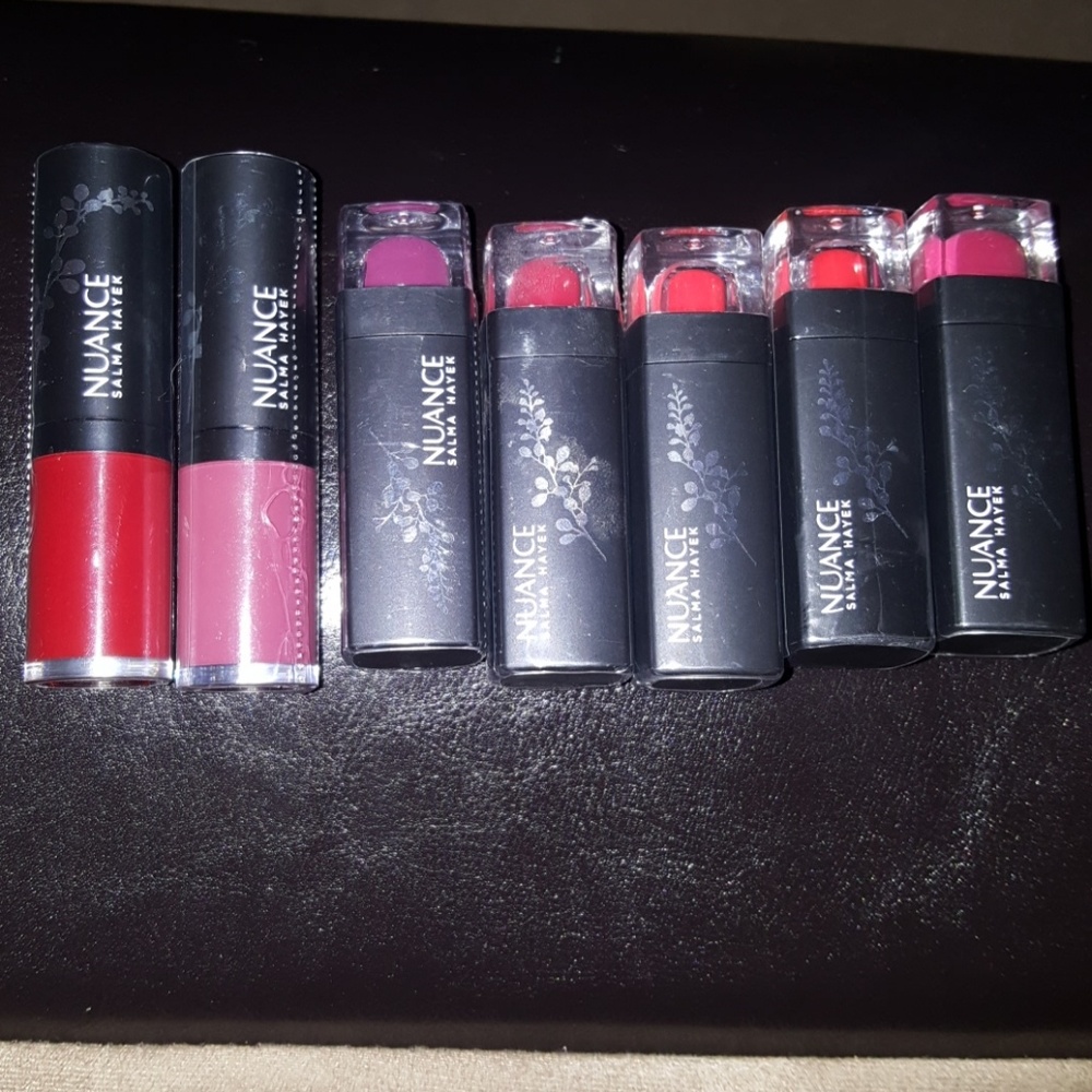 Nuance lipsticks and plumping liquid lipstick