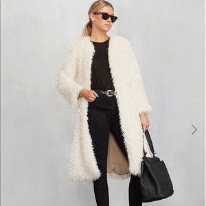 Reformation Faux Fur Jacket