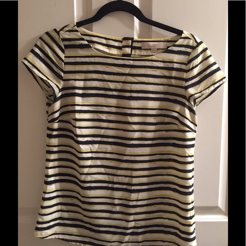 LOFT stripped blouse