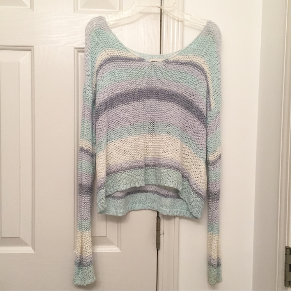 knit pastel sweater xs
