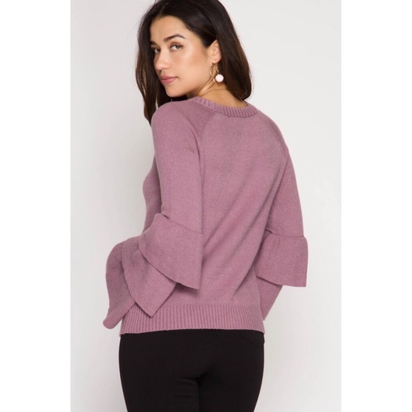 Triple Ruffle Sweater - Picture 3 of 5