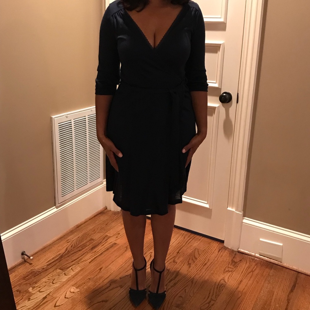 H&M Wrap Wool Dress