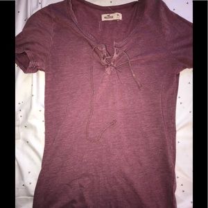 Hollister pink shirt