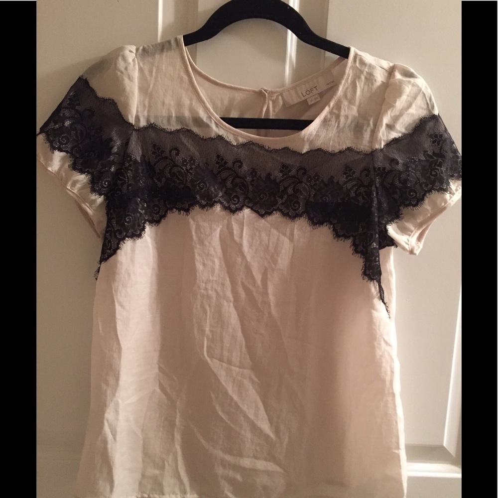 LOFT sheer blouse