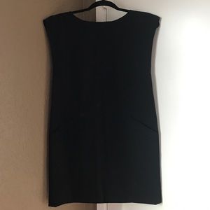 Black shift dress