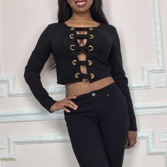 Sexy Snob Tops - NEW cute sexy crop top with sexy open front