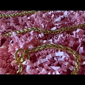 Gold Bracelet and Necklace