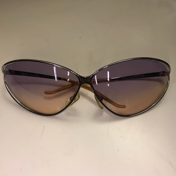 Christian Dior silver framed sunglasses - Picture 2 of 8