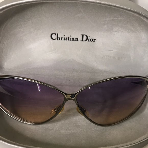 Christian Dior silver framed sunglasses - Picture 3 of 8